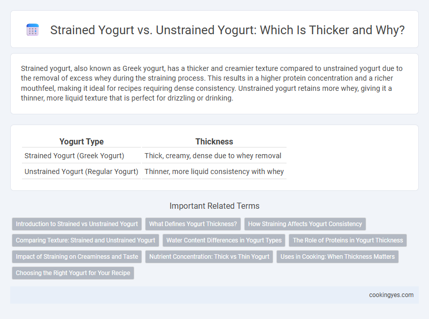 Strained Yogurt vs. Unstrained Yogurt: Which Is Thicker and Why?