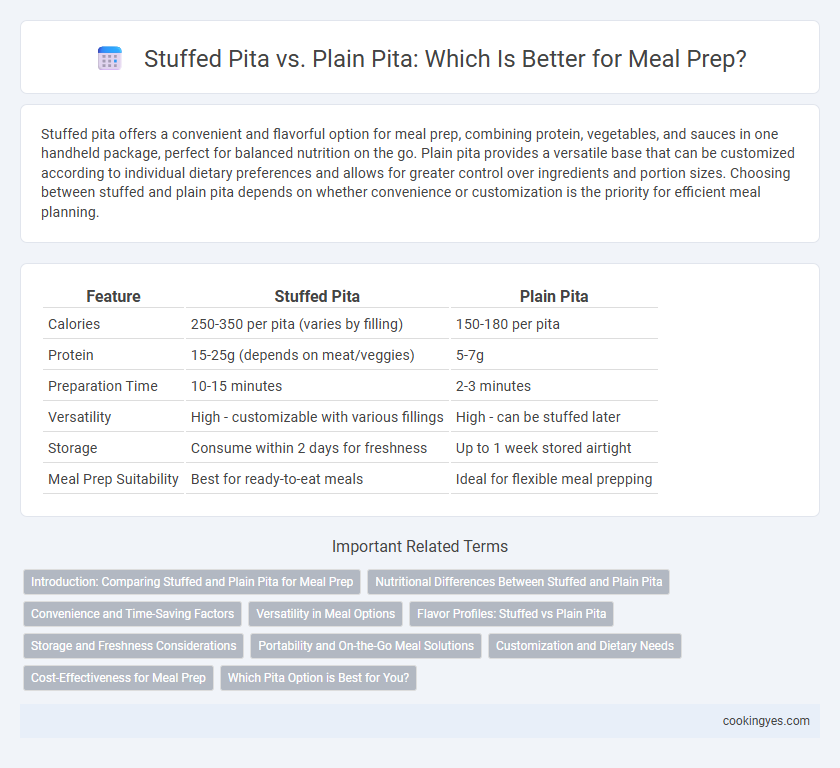 Stuffed Pita vs. Plain Pita: Which Is Better for Meal Prep?