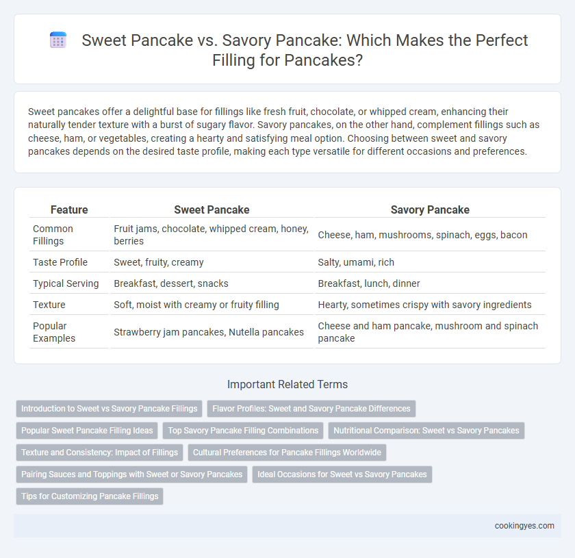 Sweet Pancake vs. Savory Pancake: Which Makes the Perfect Filling for Pancakes?