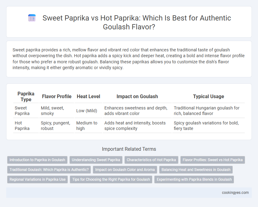 Sweet Paprika vs Hot Paprika: Which Is Best for Authentic Goulash Flavor?