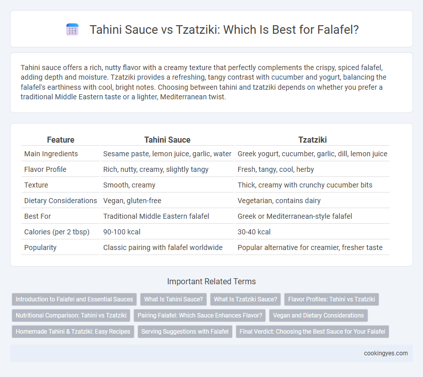 Tahini Sauce vs Tzatziki: Which Is Best for Falafel?