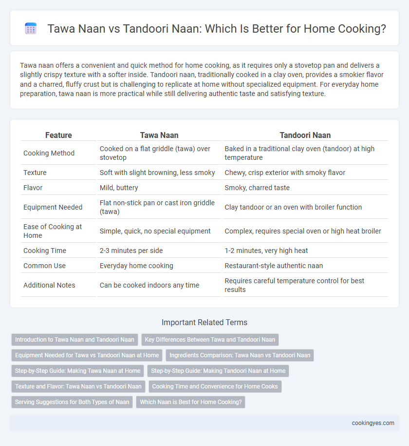 Tawa Naan vs Tandoori Naan: Which Is Better for Home Cooking?