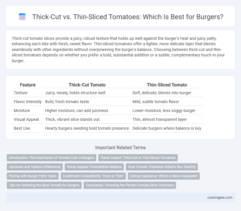 Thick-Cut vs. Thin-Sliced Tomatoes: Which Is Best for Burgers?