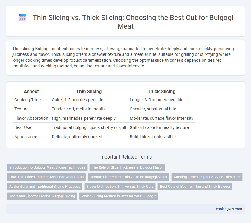 Thin Slicing vs. Thick Slicing: Choosing the Best Cut for Bulgogi Meat