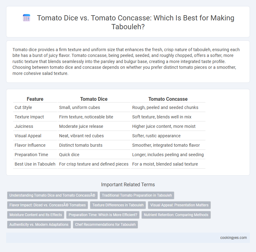 Tomato Dice vs. Tomato Concasse: Which Is Best for Making Tabouleh?