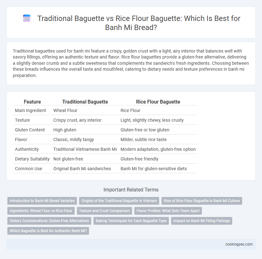 Traditional Baguette vs Rice Flour Baguette: Which Is Best for Banh Mi Bread?