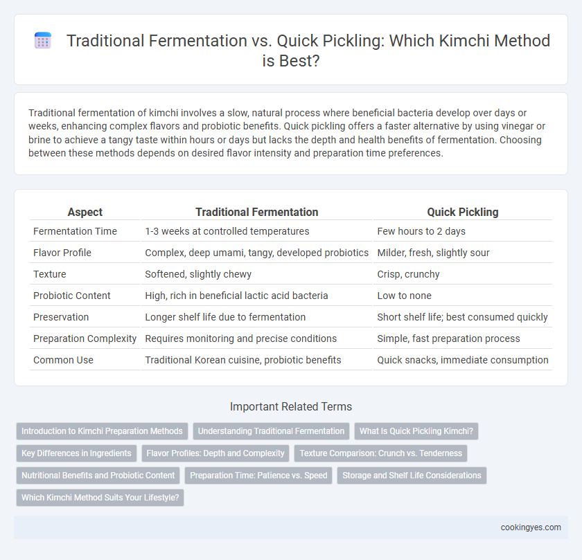 Traditional Fermentation vs. Quick Pickling: Which Kimchi Method is Best?