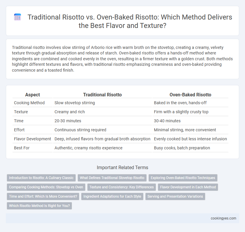 Traditional Risotto vs. Oven-Baked Risotto: Which Method Delivers the Best Flavor and Texture?