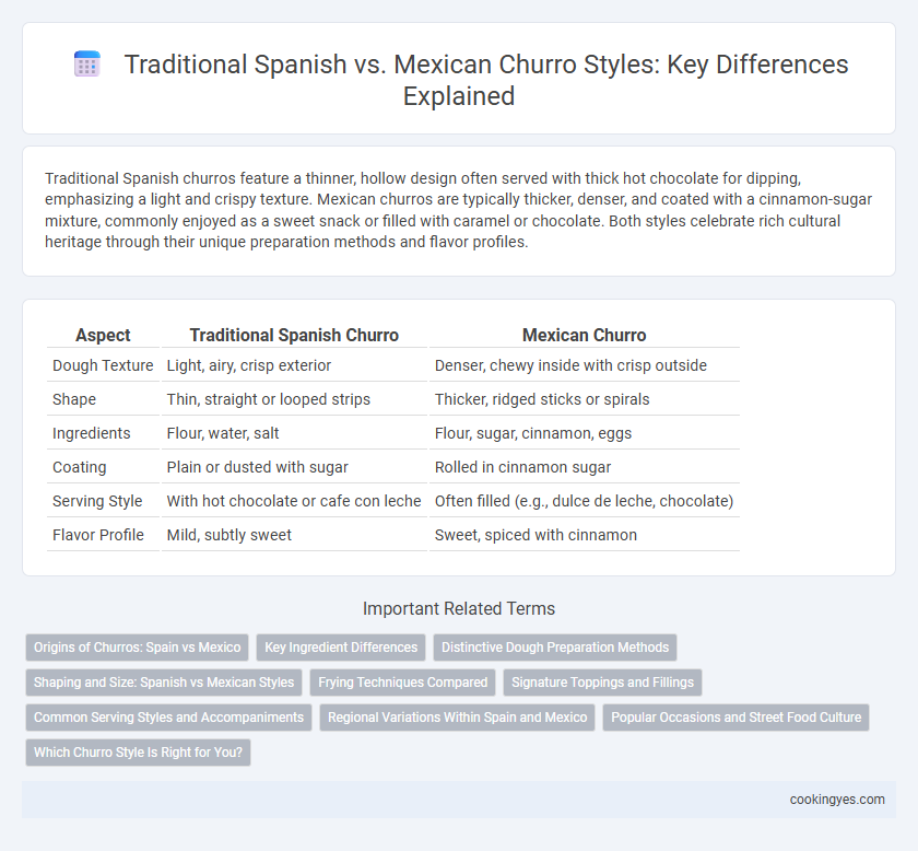 Traditional Spanish vs. Mexican Churro Styles: Key Differences Explained