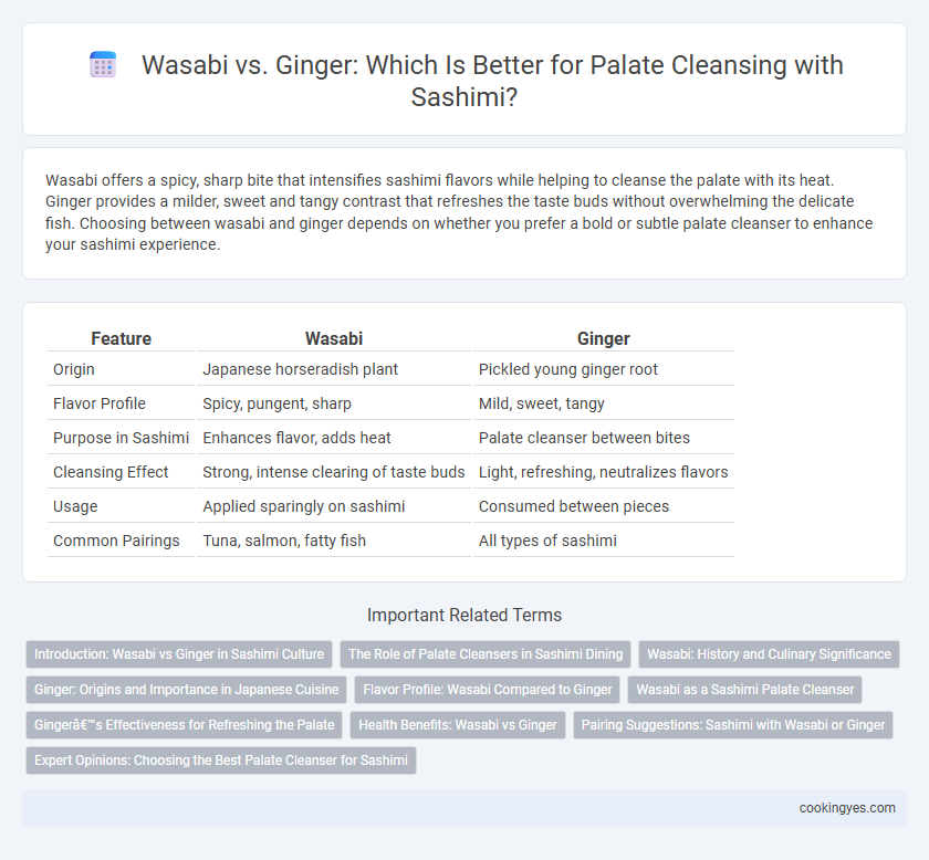 Wasabi vs. Ginger: Which Is Better for Palate Cleansing with Sashimi?