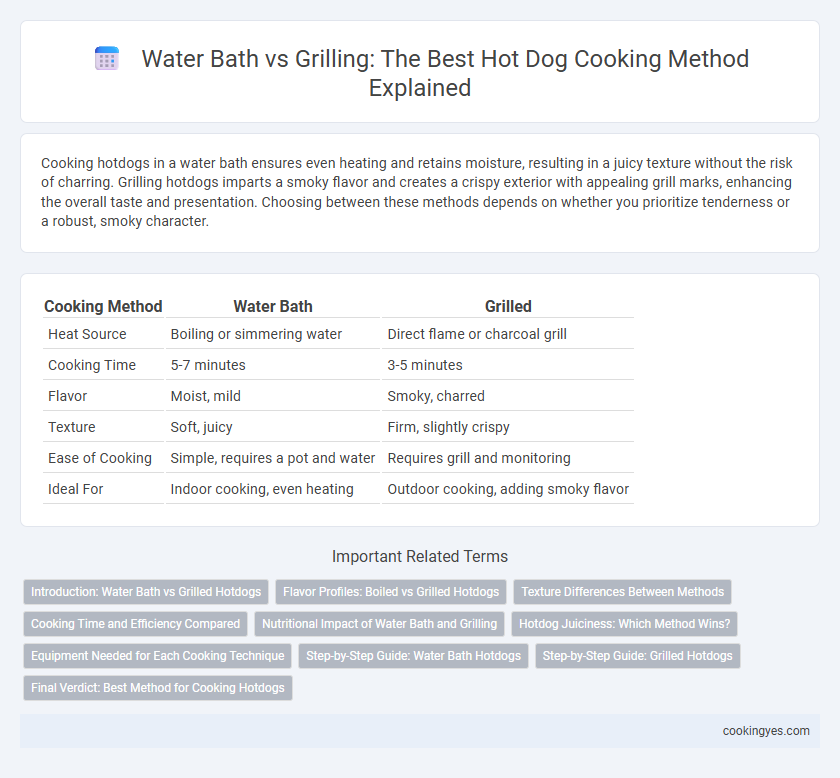 Water Bath vs Grilling: The Best Hot Dog Cooking Method Explained