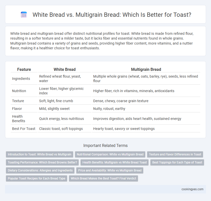 White Bread vs. Multigrain Bread: Which Is Better for Toast?