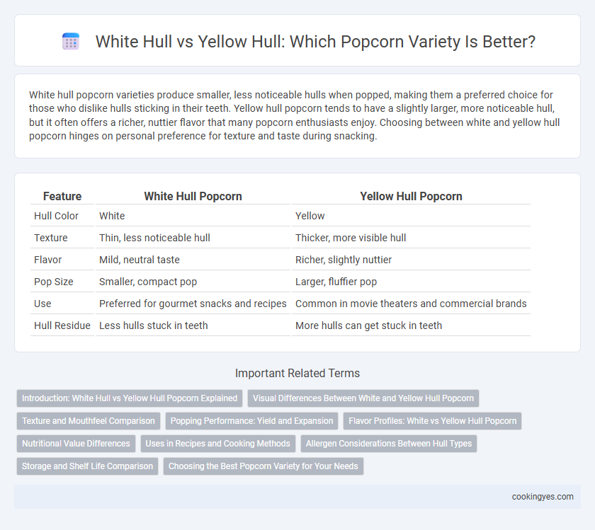 White Hull vs Yellow Hull: Which Popcorn Variety Is Better?