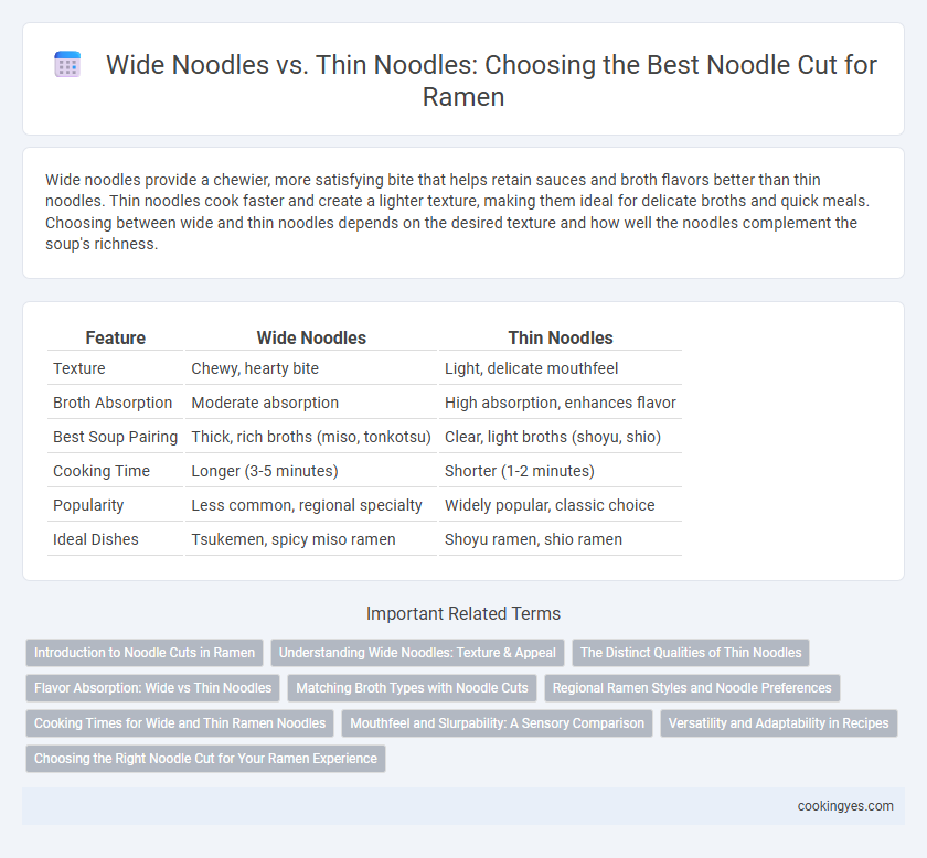 Wide Noodles vs. Thin Noodles: Choosing the Best Noodle Cut for Ramen