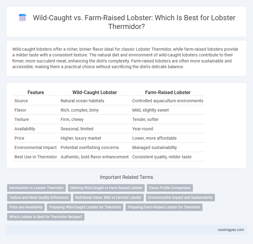 Wild-Caught vs. Farm-Raised Lobster: Which Is Best for Lobster Thermidor?