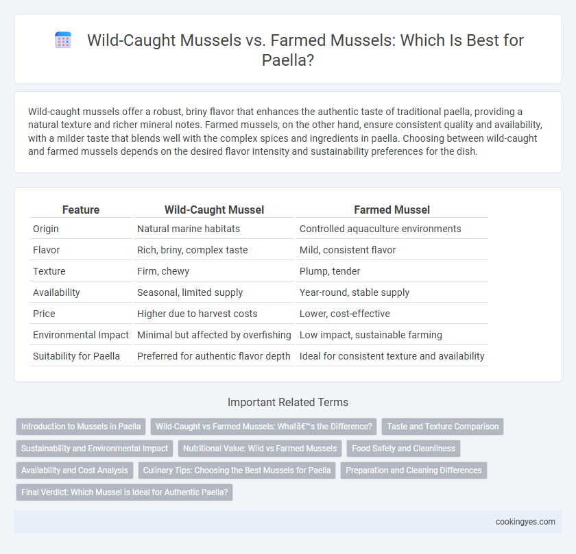 Wild-Caught Mussels vs. Farmed Mussels: Which Is Best for Paella?