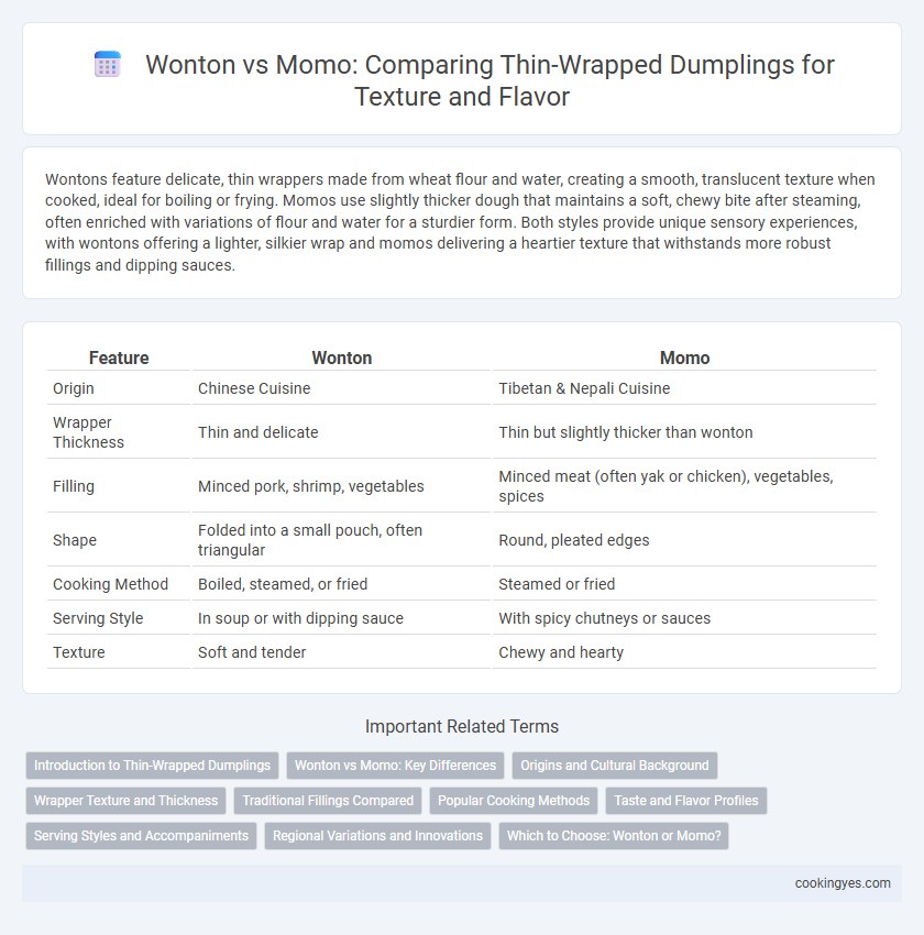 Wonton vs Momo: Comparing Thin-Wrapped Dumplings for Texture and Flavor