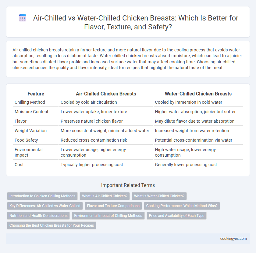 Air-Chilled vs Water-Chilled Chicken Breasts: Which Is Better for Flavor, Texture, and Safety?