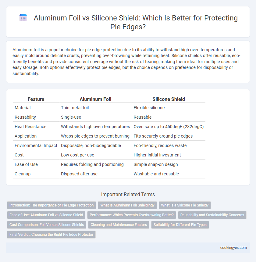 Aluminum Foil vs Silicone Shield: Which Is Better for Protecting Pie Edges?