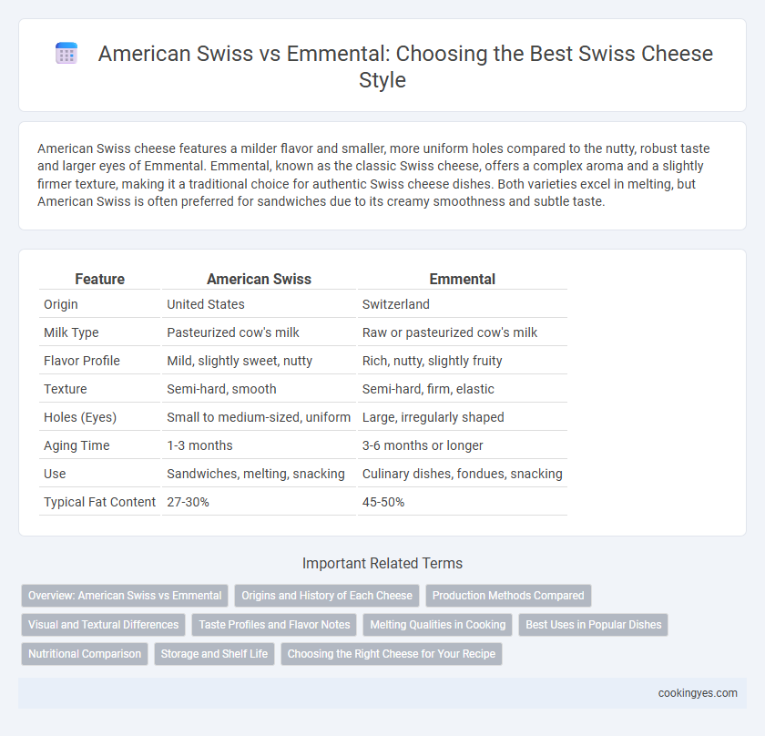 American Swiss vs Emmental: Choosing the Best Swiss Cheese Style