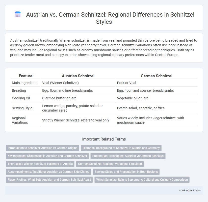 Austrian vs. German Schnitzel: Regional Differences in Schnitzel Styles
