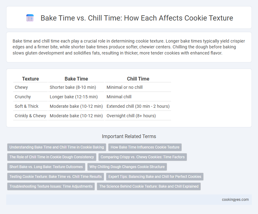 Bake Time vs. Chill Time: How Each Affects Cookie Texture