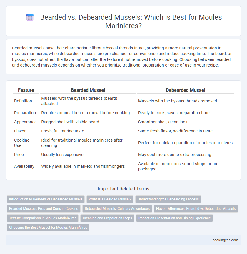 Bearded vs. Debearded Mussels: Which is Best for Moules Marinieres?