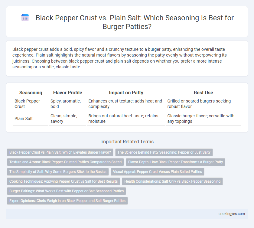 Black Pepper Crust vs. Plain Salt: Which Seasoning Is Best for Burger Patties?