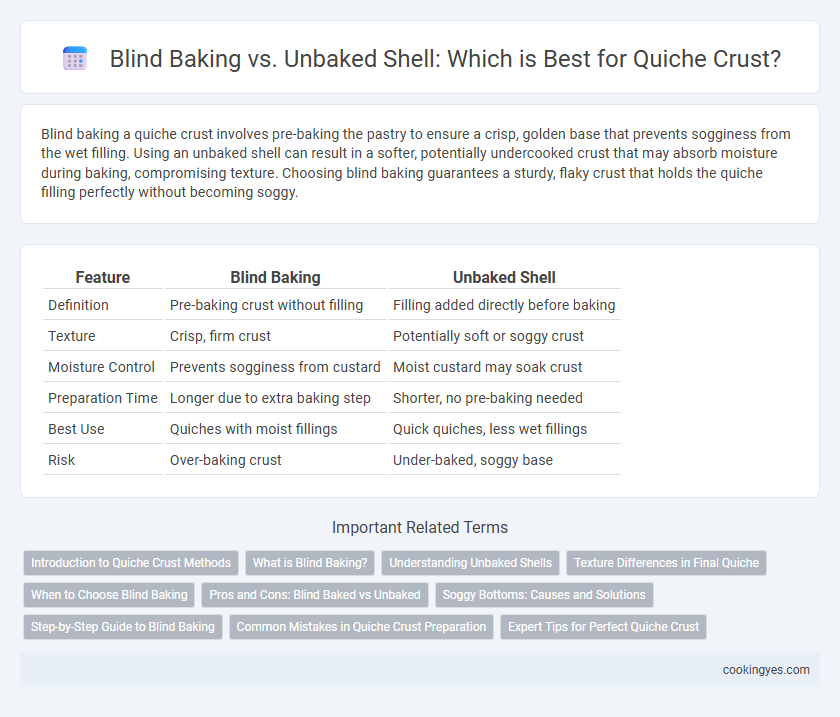 Blind Baking vs. Unbaked Shell: Which is Best for Quiche Crust?