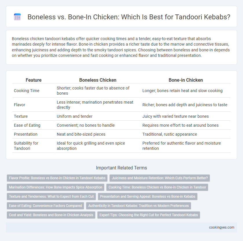 Boneless vs. Bone-In Chicken: Which Is Best for Tandoori Kebabs?