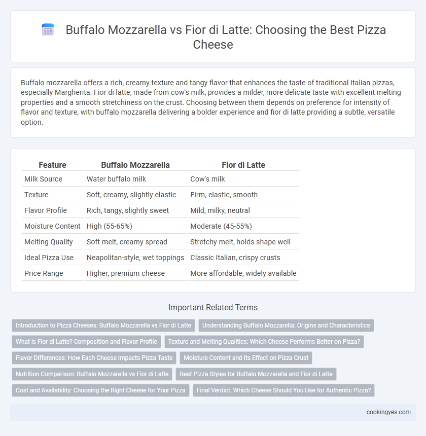 Buffalo Mozzarella vs Fior di Latte: Choosing the Best Pizza Cheese