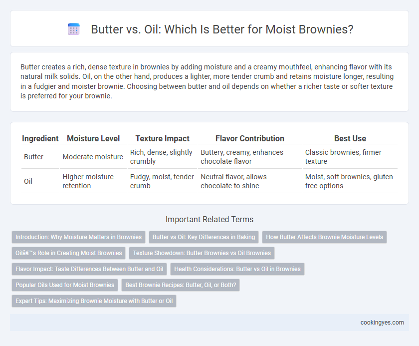 Butter vs. Oil: Which Is Better for Moist Brownies?