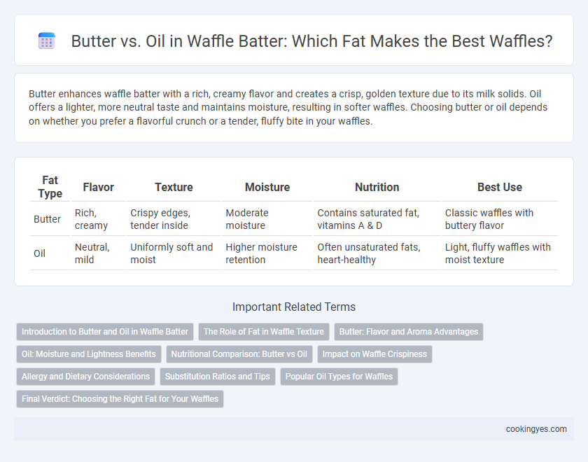 Butter vs. Oil in Waffle Batter: Which Fat Makes the Best Waffles?