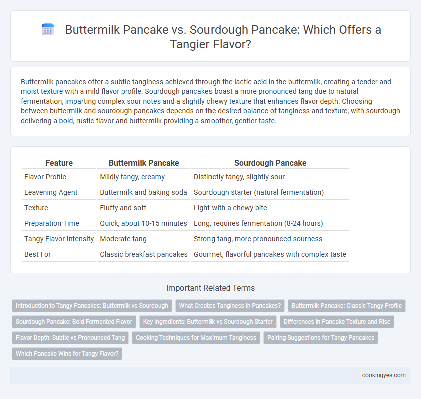 Buttermilk Pancake vs. Sourdough Pancake: Which Offers a Tangier Flavor?