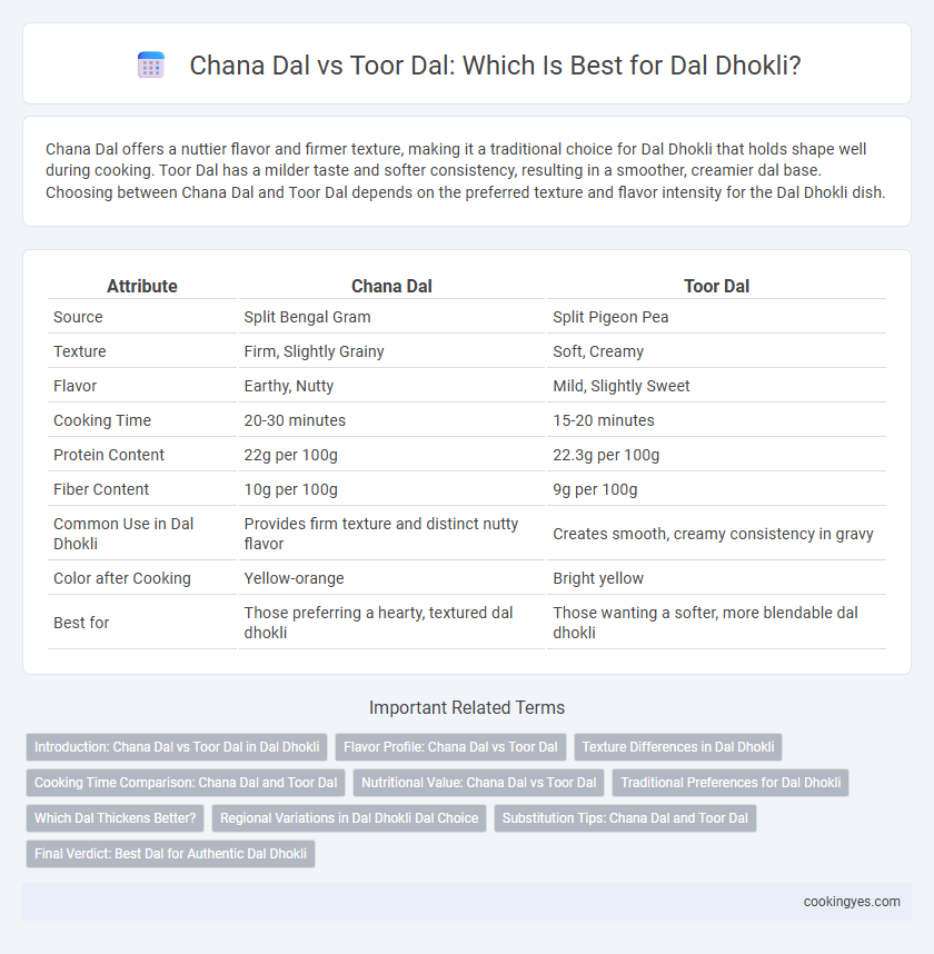 Chana Dal vs Toor Dal: Which Is Best for Dal Dhokli?