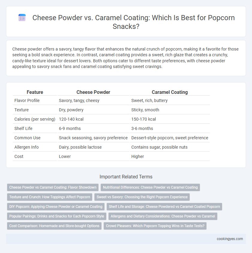 Cheese Powder vs. Caramel Coating: Which Is Best for Popcorn Snacks?