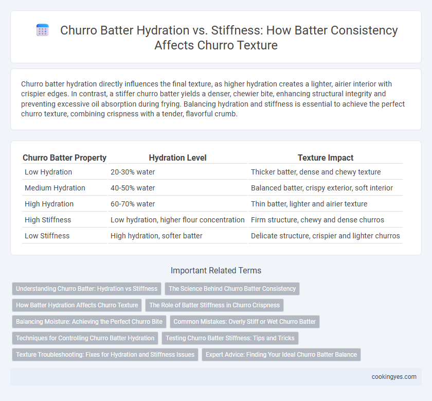 Churro Batter Hydration vs. Stiffness: How Batter Consistency Affects Churro Texture