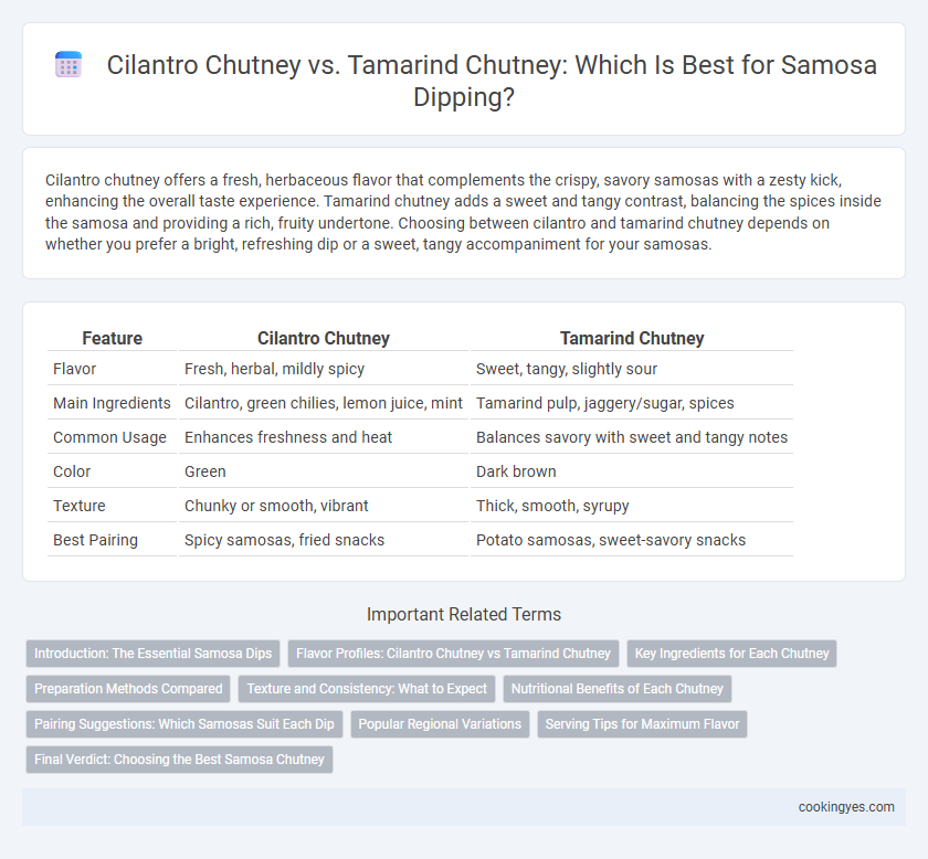 Cilantro Chutney vs. Tamarind Chutney: Which Is Best for Samosa Dipping?