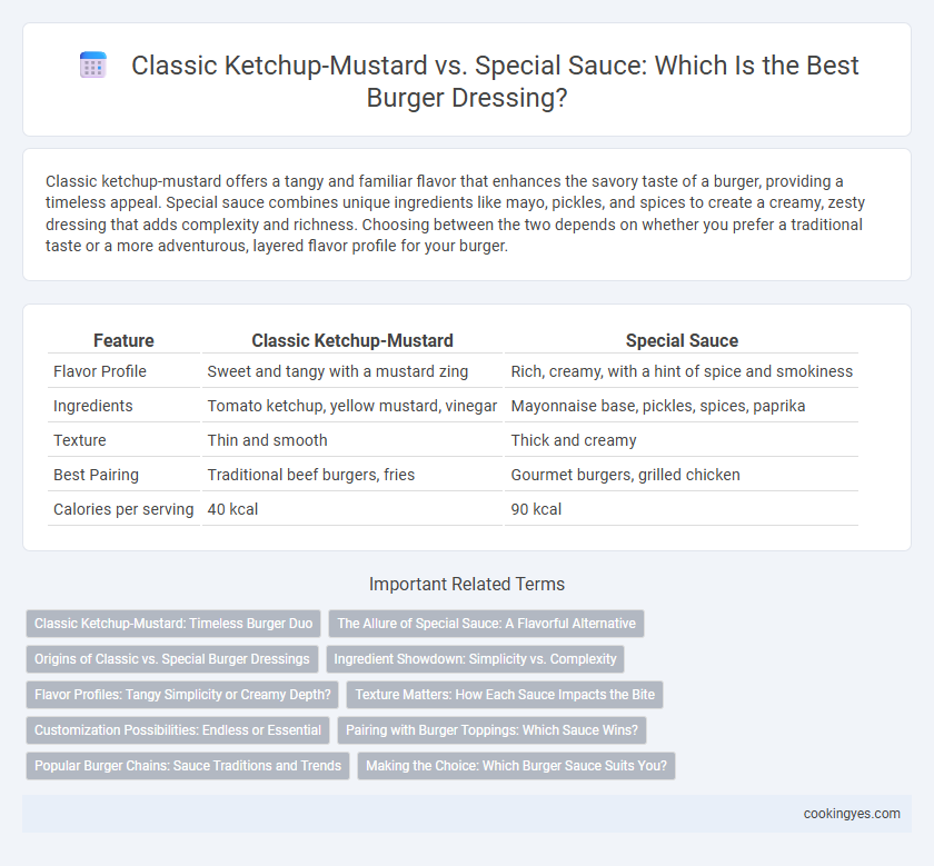 Classic Ketchup-Mustard vs. Special Sauce: Which Is the Best Burger Dressing?