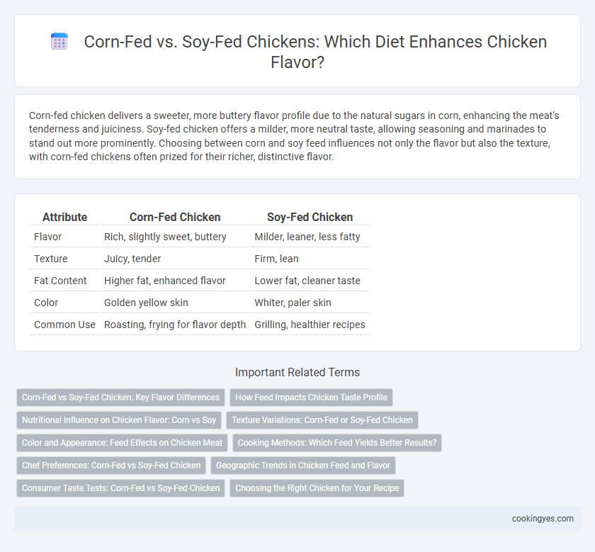 Corn-Fed vs. Soy-Fed Chickens: Which Diet Enhances Chicken Flavor?