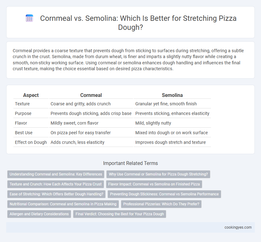 Cornmeal vs. Semolina: Which Is Better for Stretching Pizza Dough?