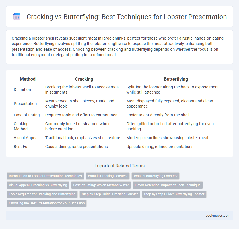 Cracking vs Butterflying: Best Techniques for Lobster Presentation