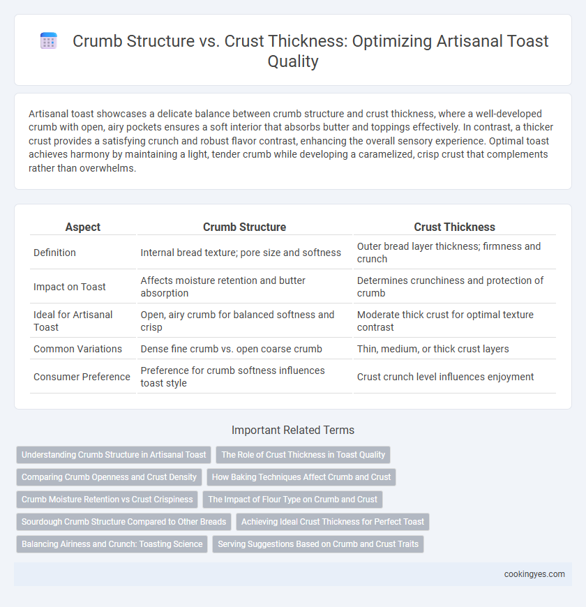 Crumb Structure vs. Crust Thickness: Optimizing Artisanal Toast Quality