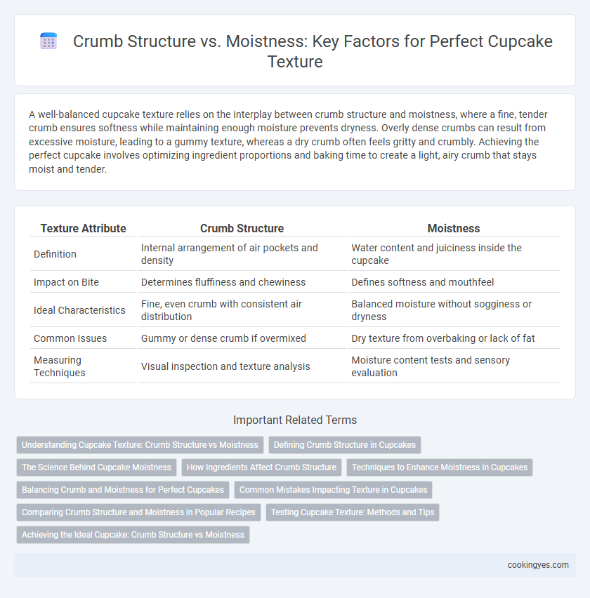 Crumb Structure vs. Moistness: Key Factors for Perfect Cupcake Texture
