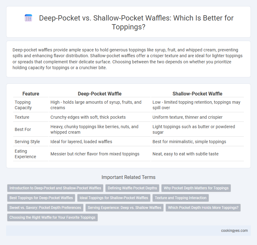 Deep-Pocket vs. Shallow-Pocket Waffles: Which Is Better for Toppings?