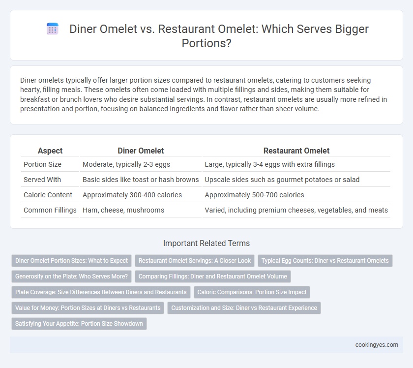 Diner Omelet vs. Restaurant Omelet: Which Serves Bigger Portions?