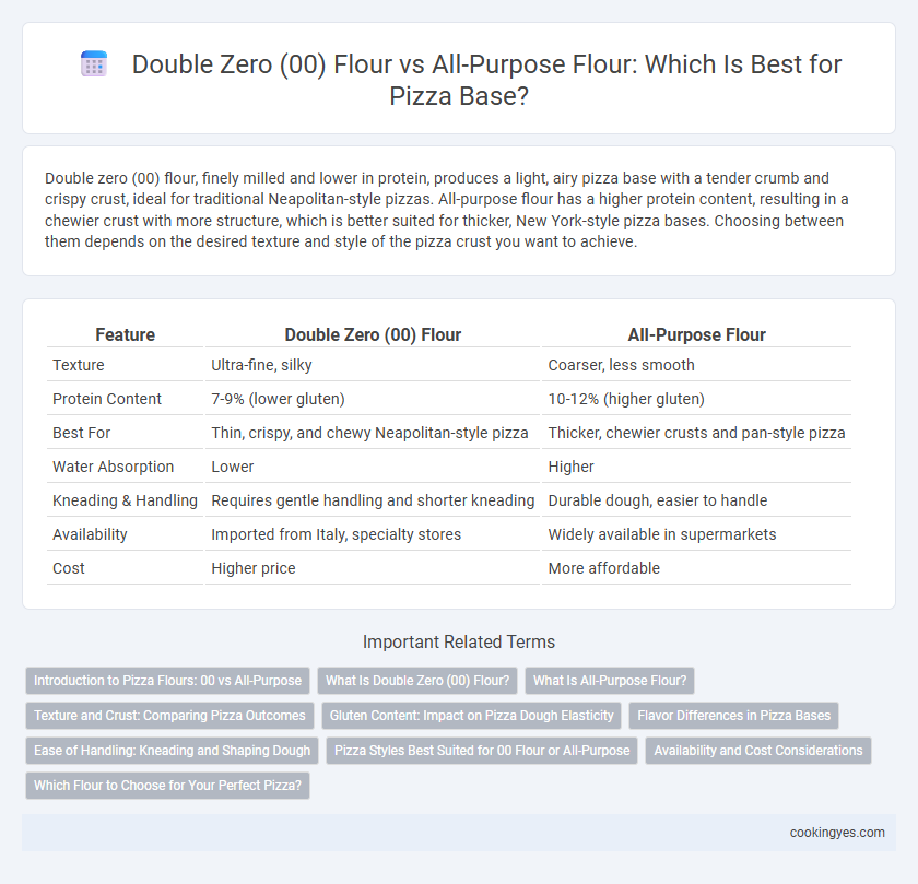 Double Zero (00) Flour vs All-Purpose Flour: Which Is Best for Pizza Base?