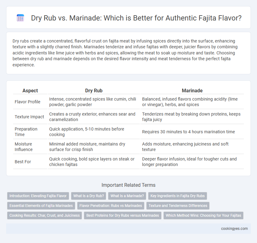 Dry Rub vs. Marinade: Which is Better for Authentic Fajita Flavor?