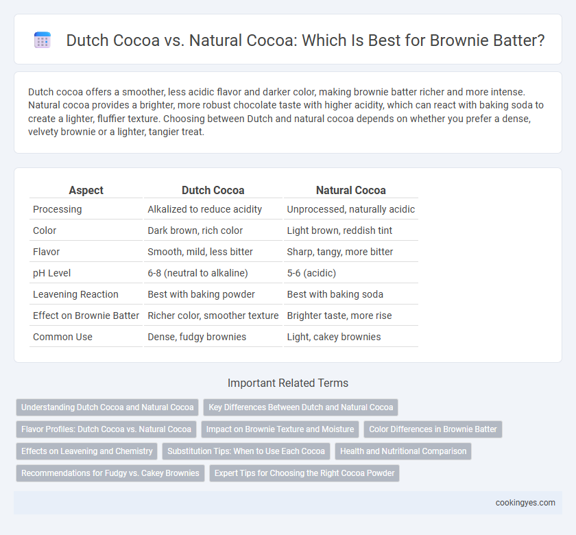 Dutch Cocoa vs. Natural Cocoa: Which Is Best for Brownie Batter?