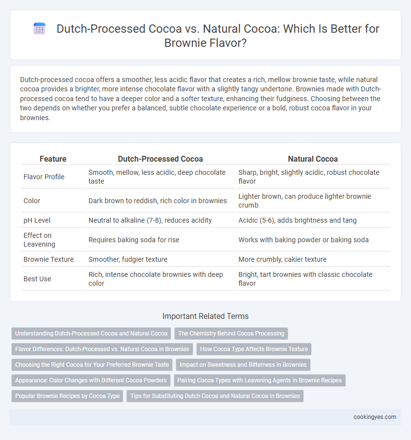 Dutch-Processed Cocoa vs. Natural Cocoa: Which Is Better for Brownie Flavor?